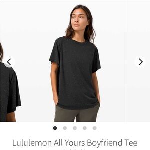 Lululemon All Yours Boyfriend Tee